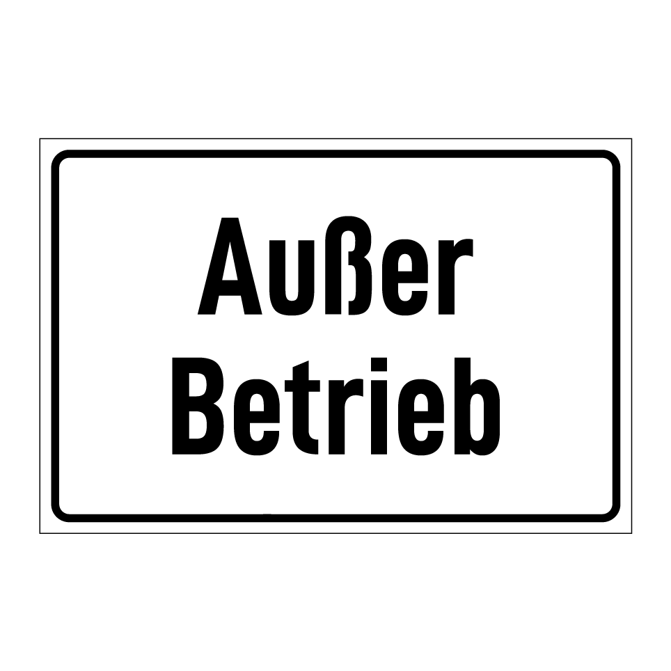 Außer Betrieb