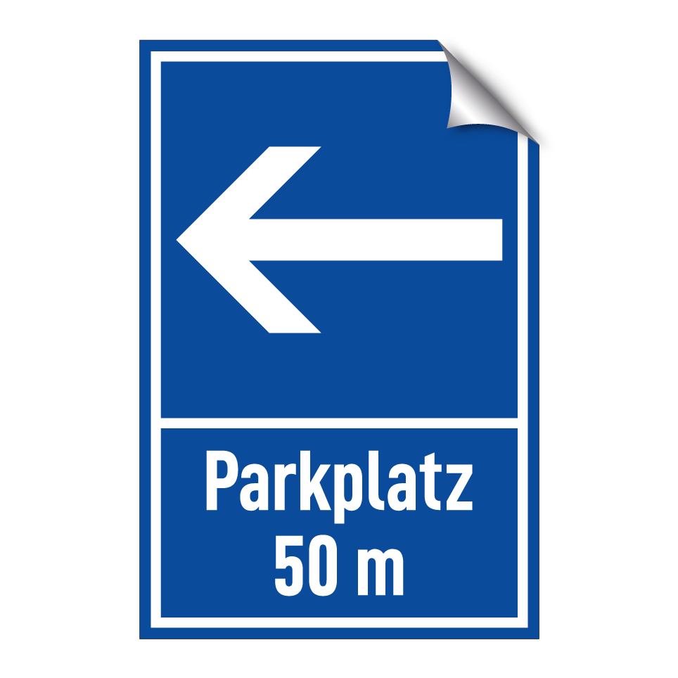 Parkplatz 50 m