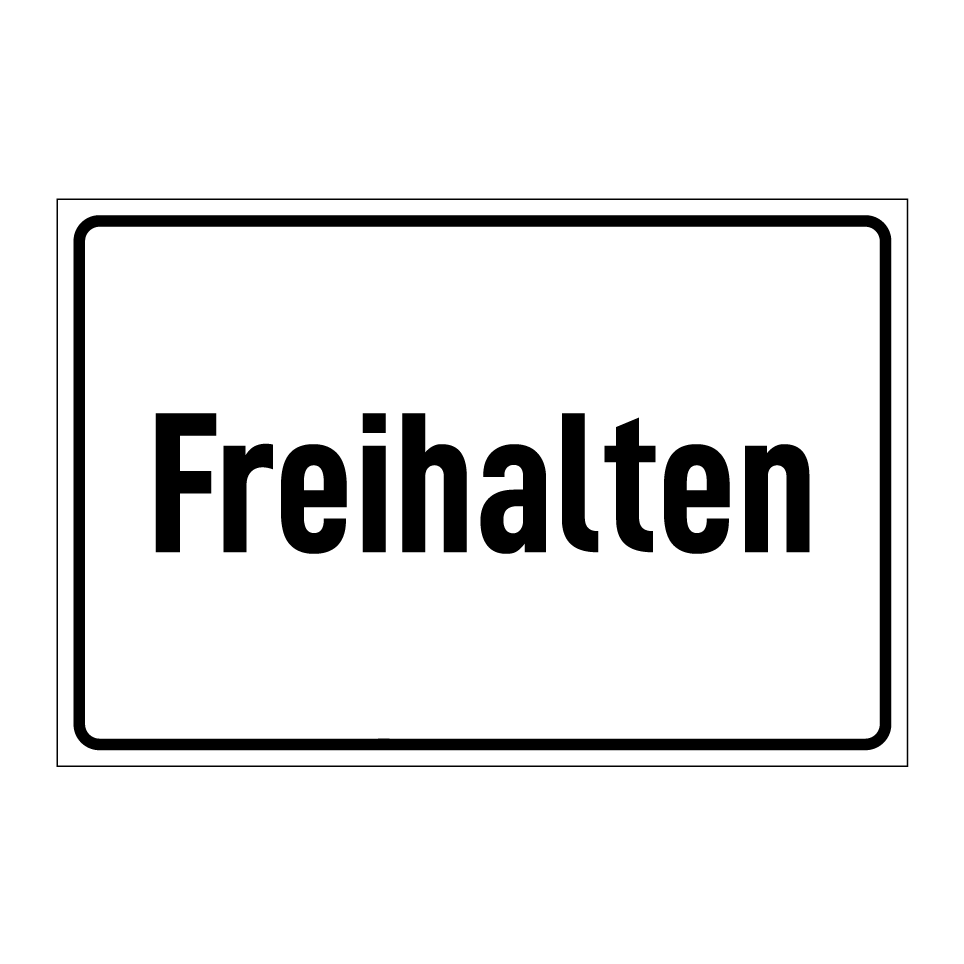 Freihalten
