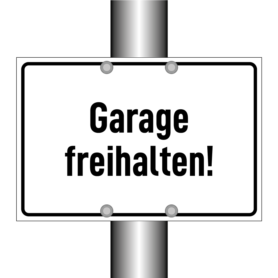 Garage freihalten!