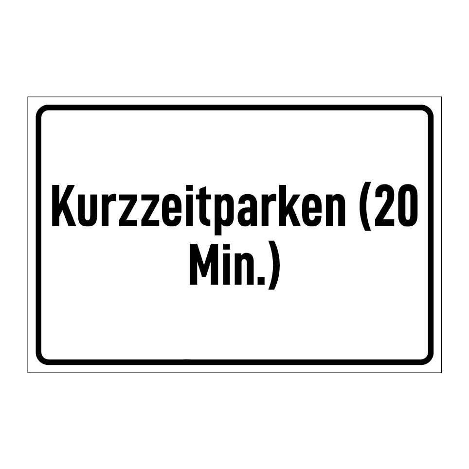 Kurzzeitparken (20 Min.)