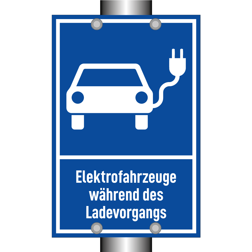 Elektrofahrzeuge während des Ladevorgangs