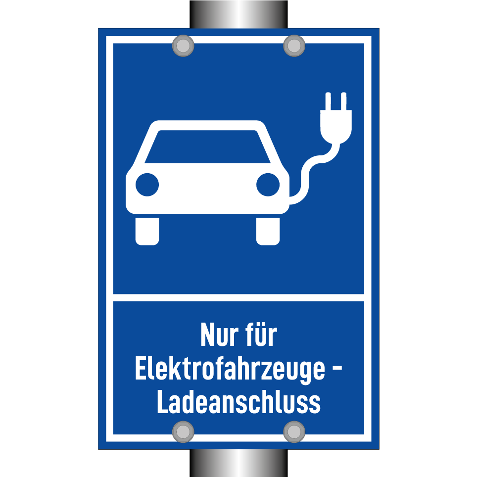 Nur für Elektrofahrzeuge - Ladeanschluss