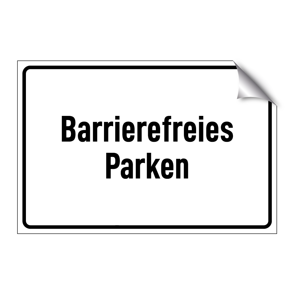 Barrierefreies Parken