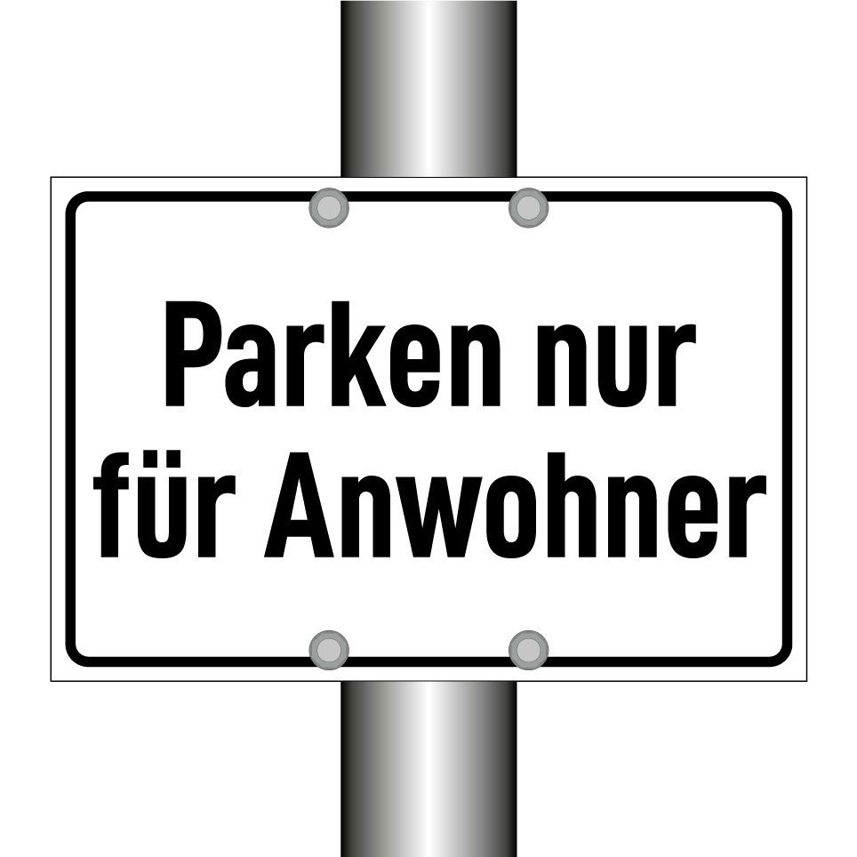 Parken nur für Anwohner