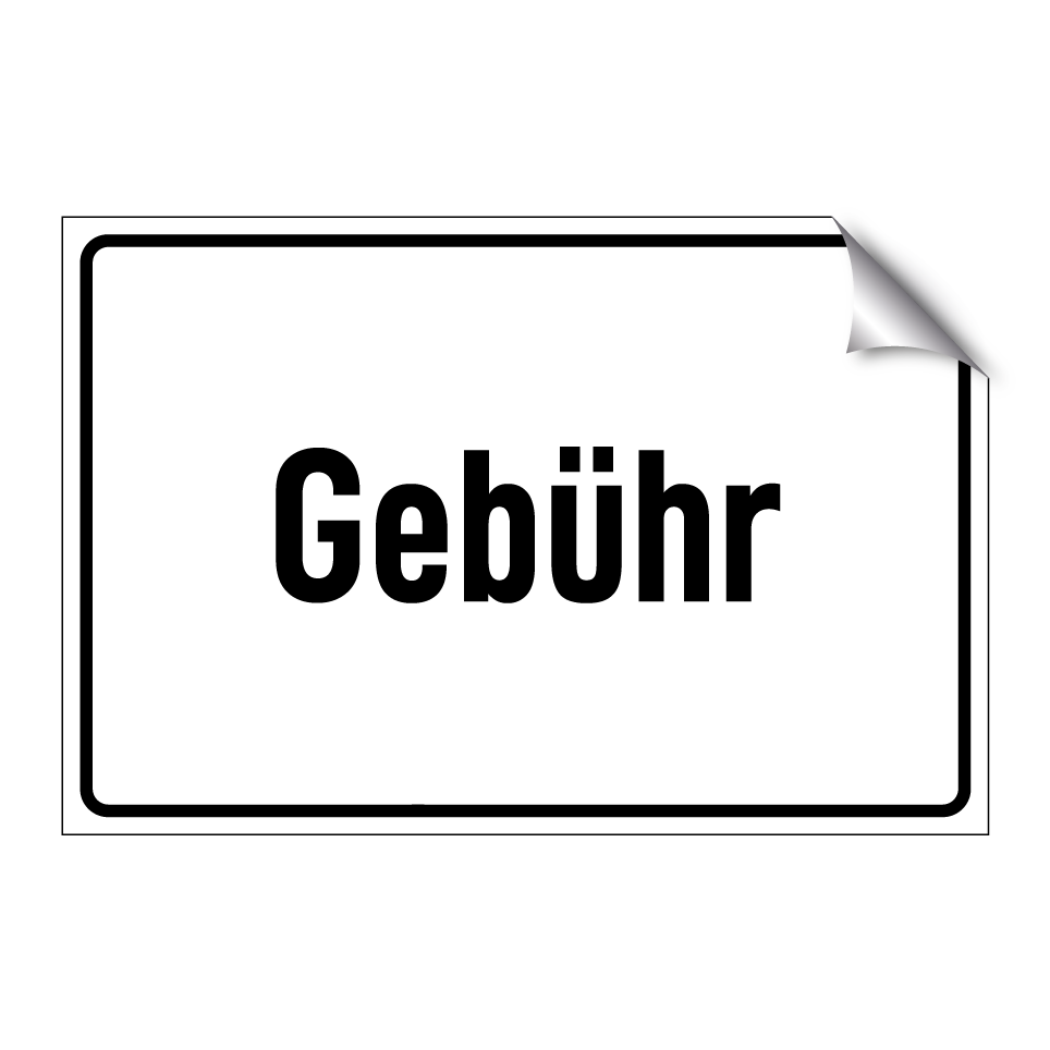 Gebühr