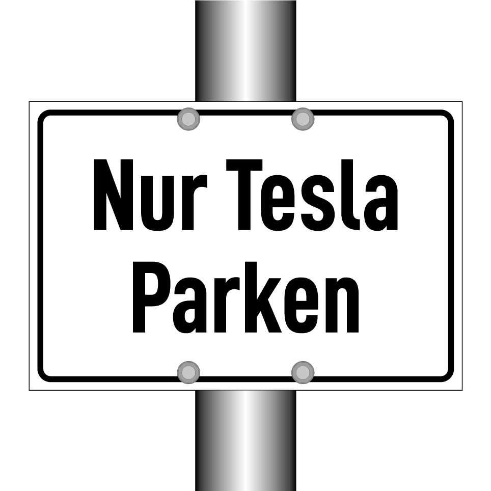 Nur Tesla Parken