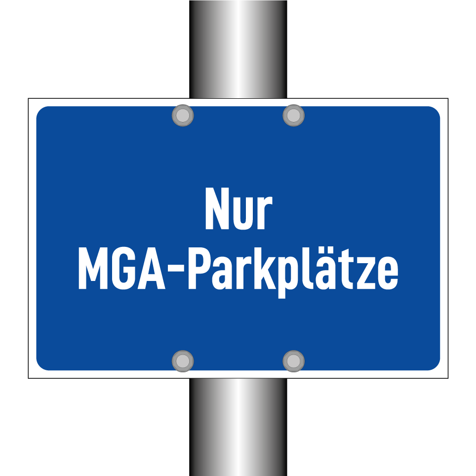 Nur MGA-Parkplätze