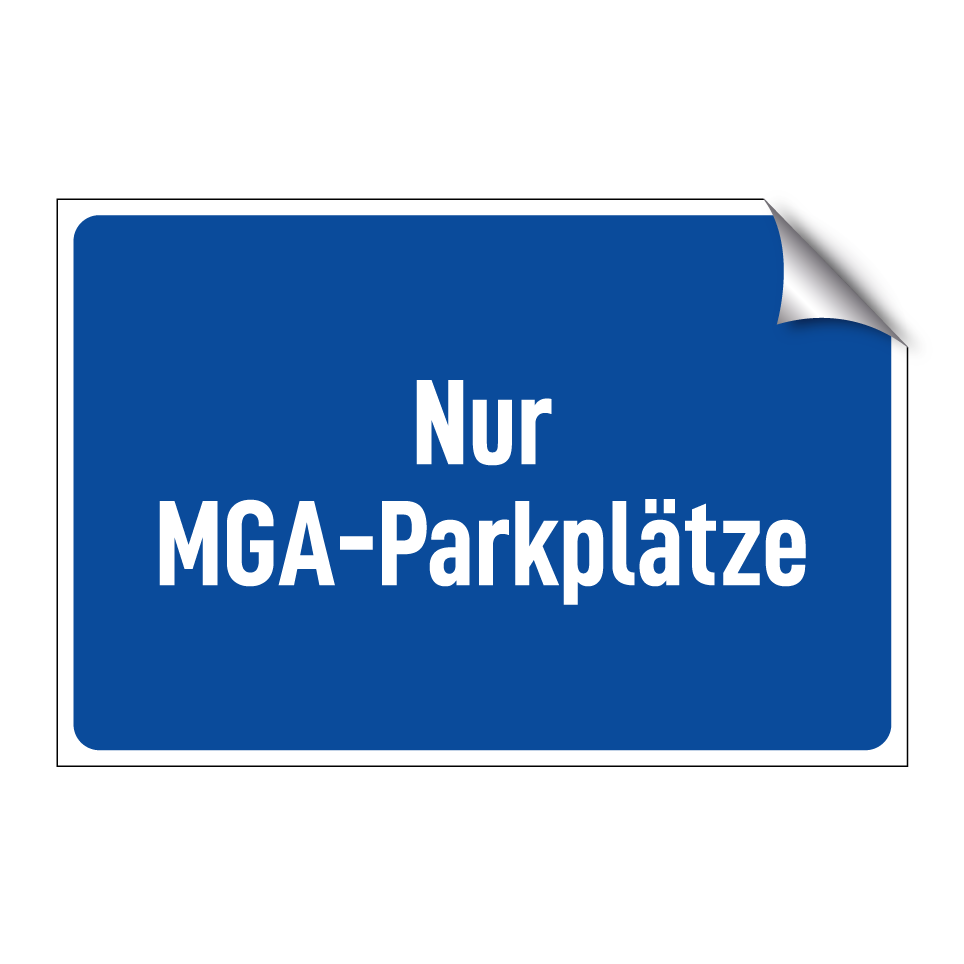 Nur MGA-Parkplätze