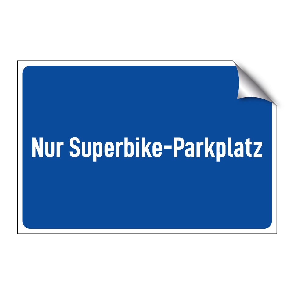 Nur Superbike-Parkplatz