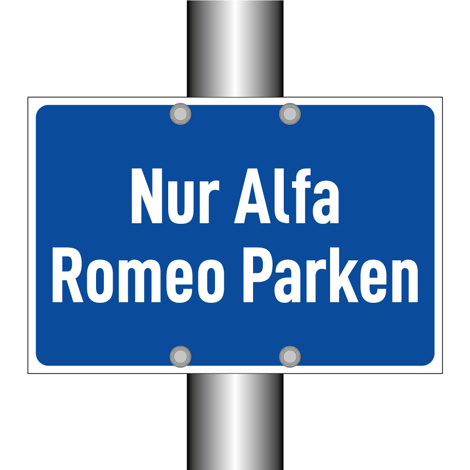 Nur Alfa Romeo Parken