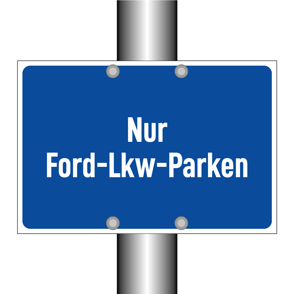 Nur Ford-Lkw-Parken