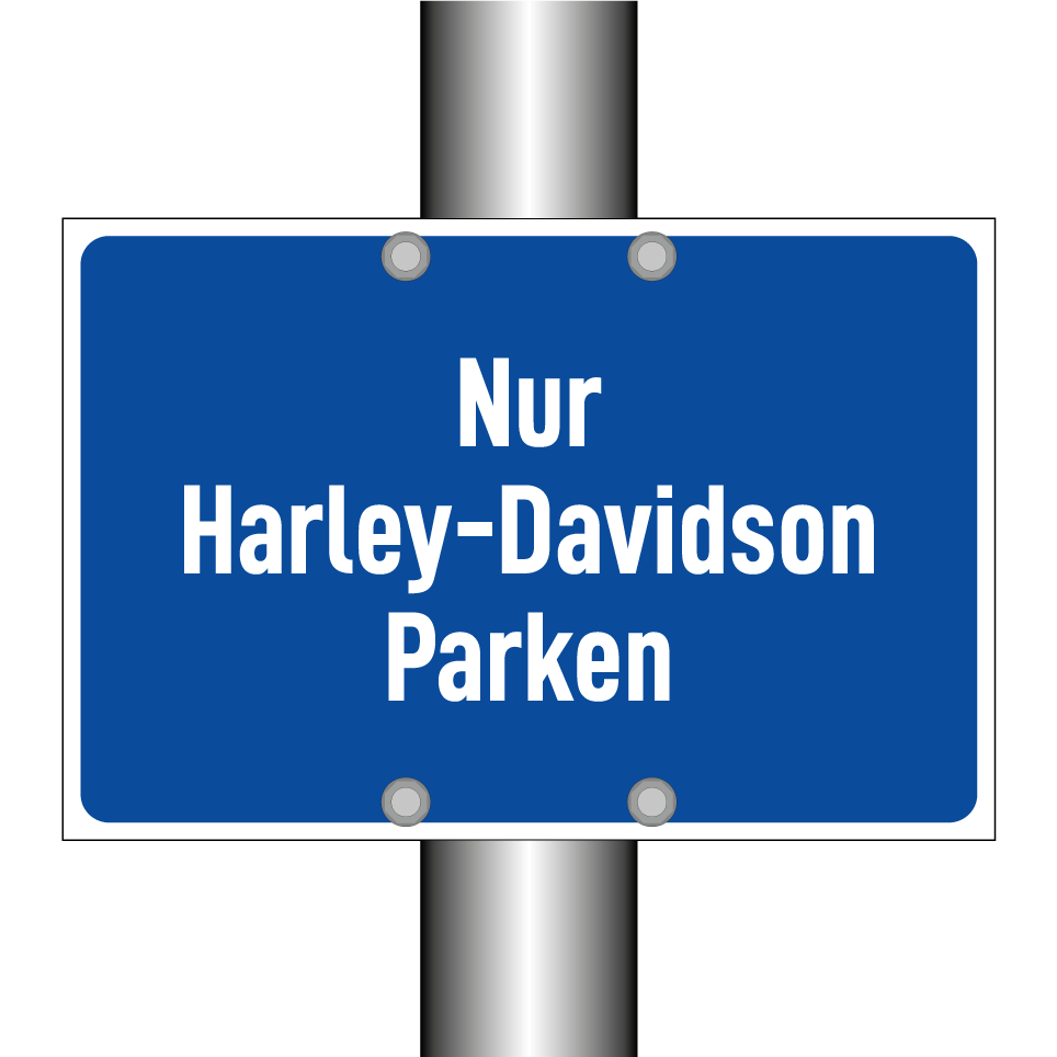 Nur Harley-Davidson Parken