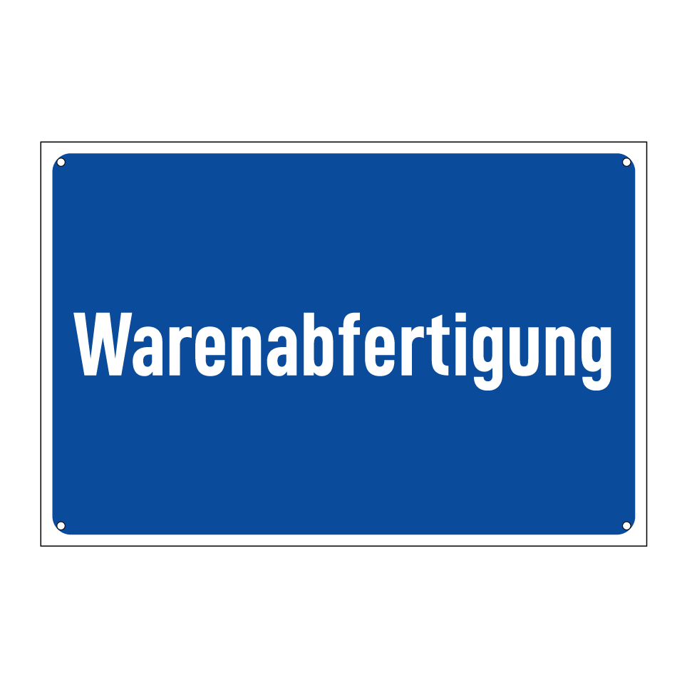 Warenabfertigung