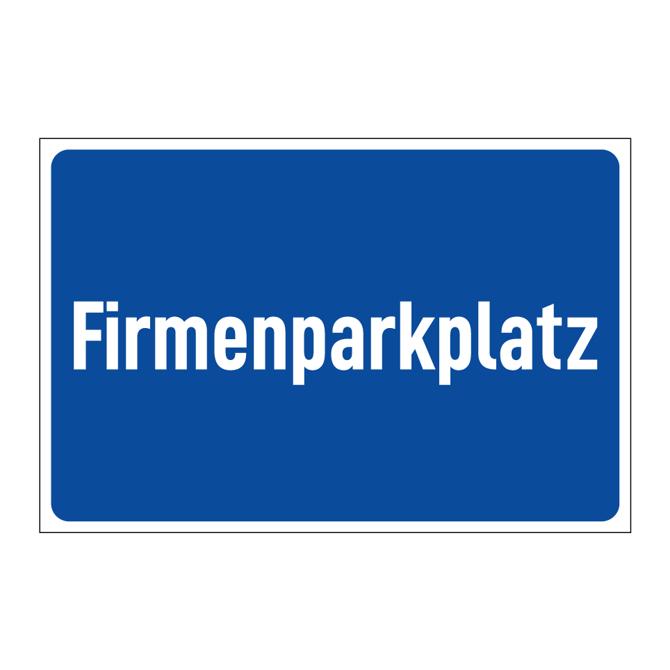 Firmenparkplatz
