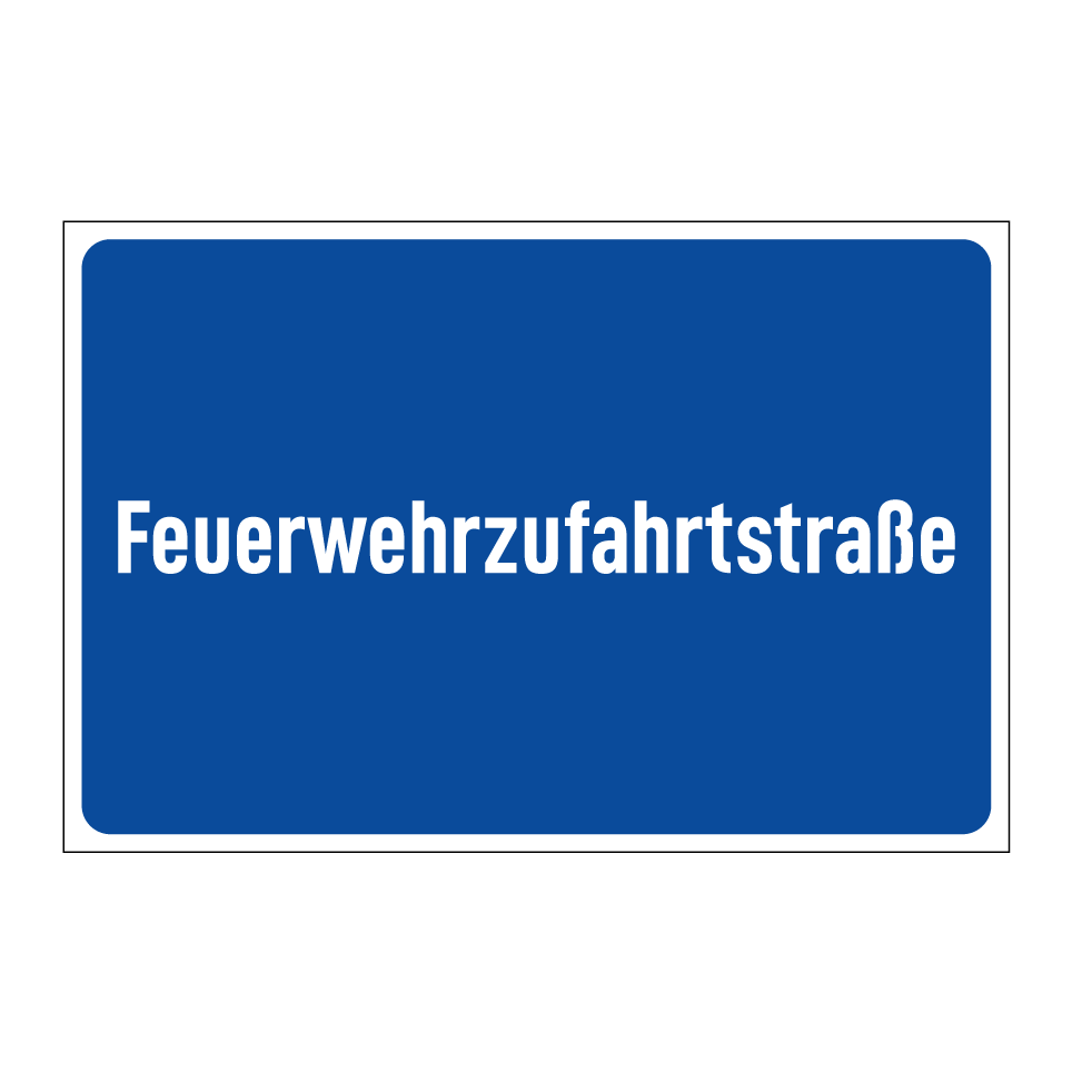 Feuerwehrzufahrtstraße