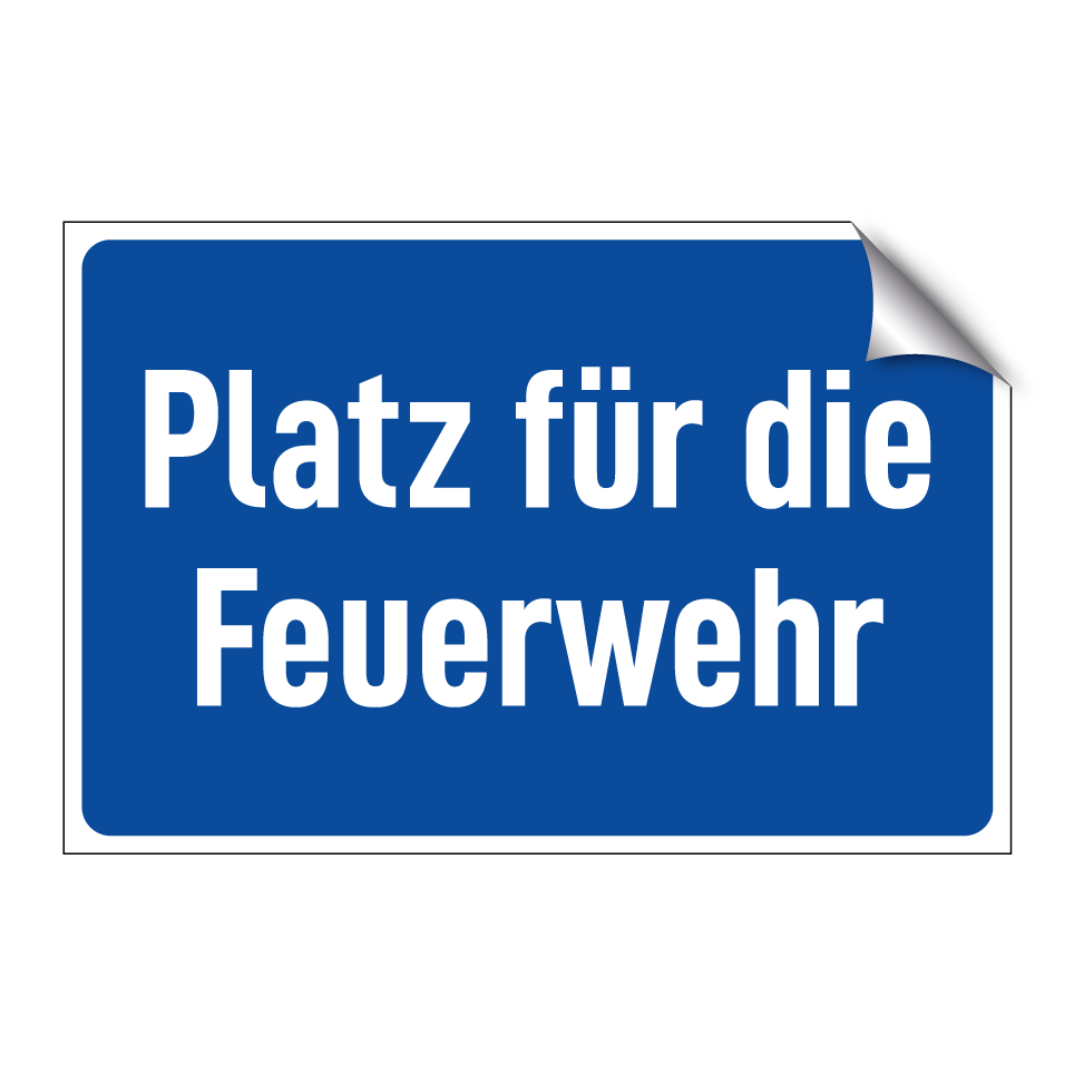 Platz für die Feuerwehr