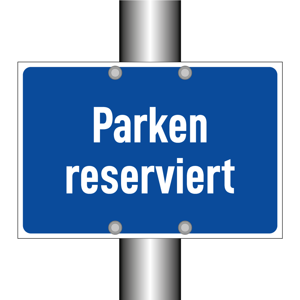 Parken reserviert