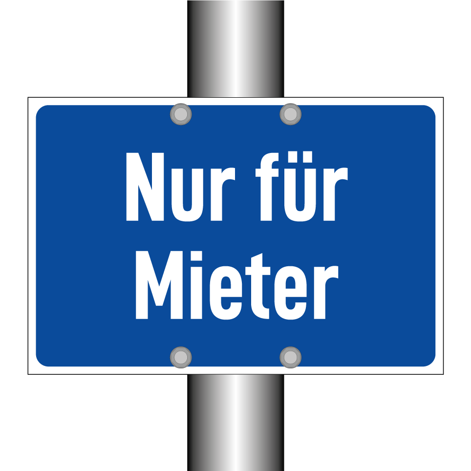 Nur für Mieter