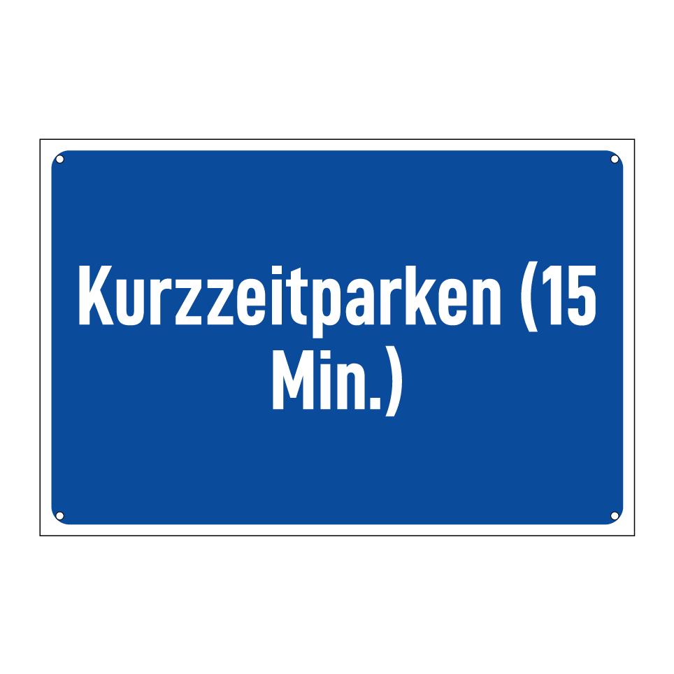 Kurzzeitparken (15 Min.)