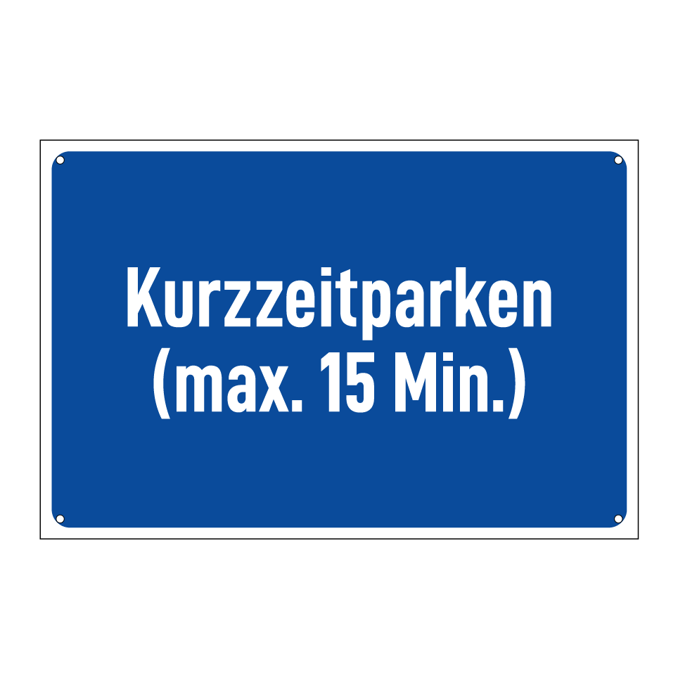 Kurzzeitparken (max. 15 Min.)