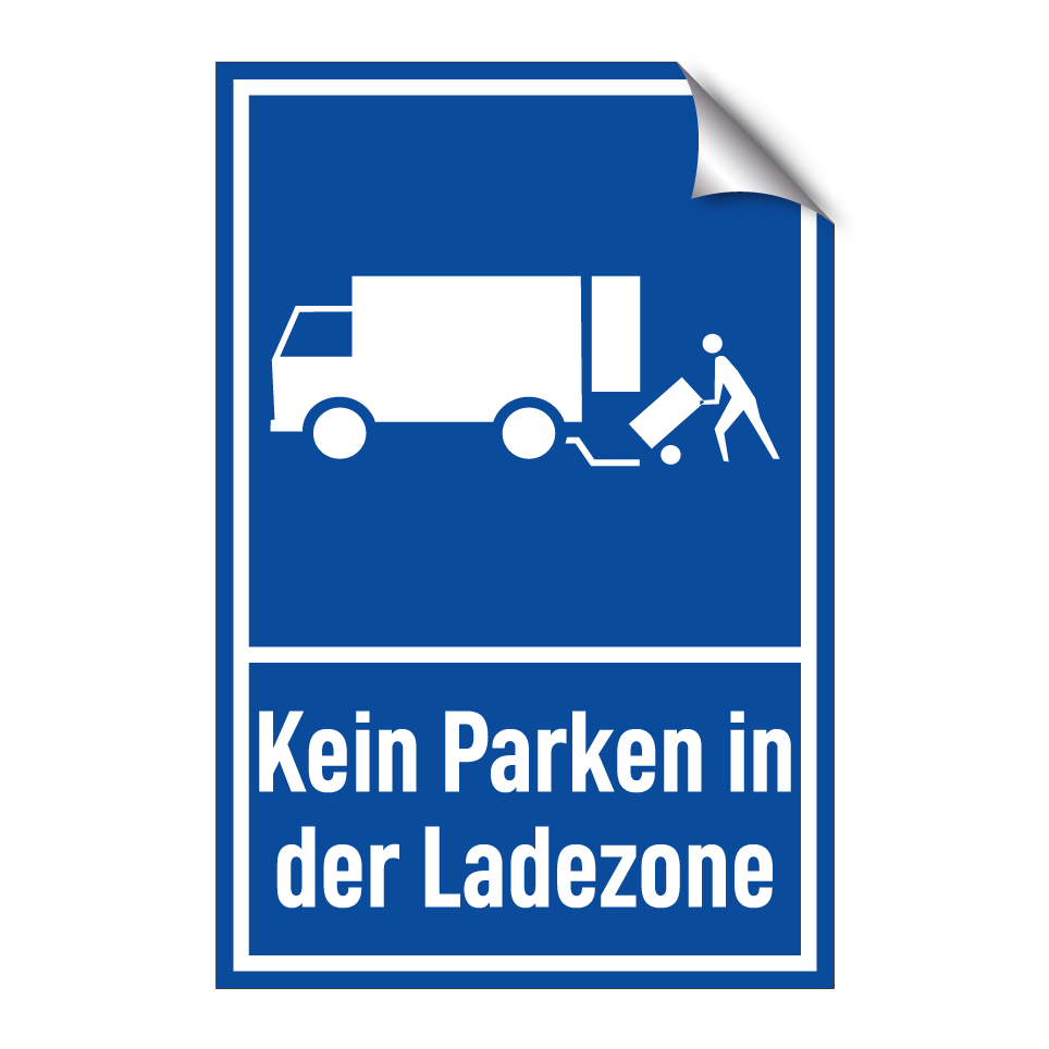 Kein Parken in der Ladezone