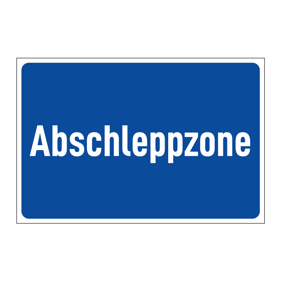 Abschleppzone