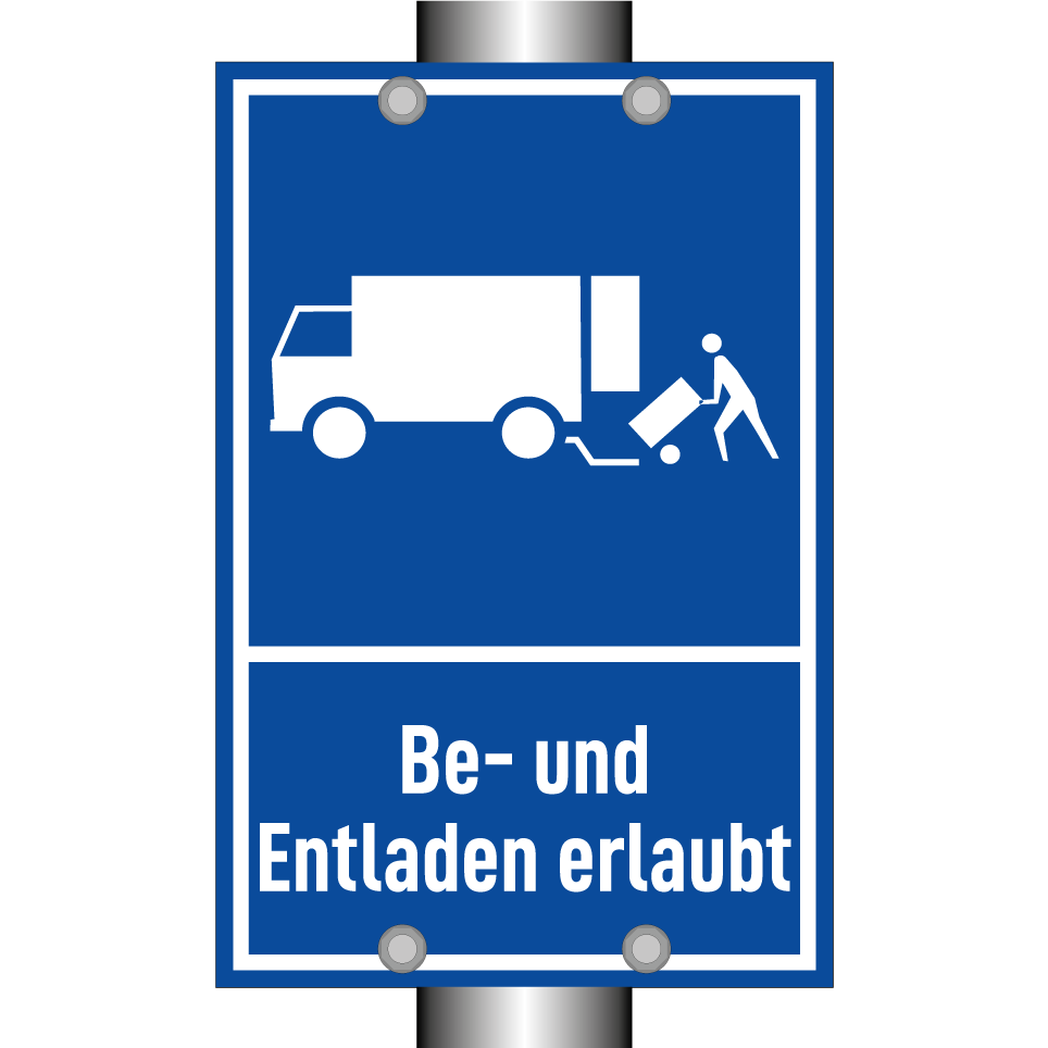 Be- und Entladen erlaubt