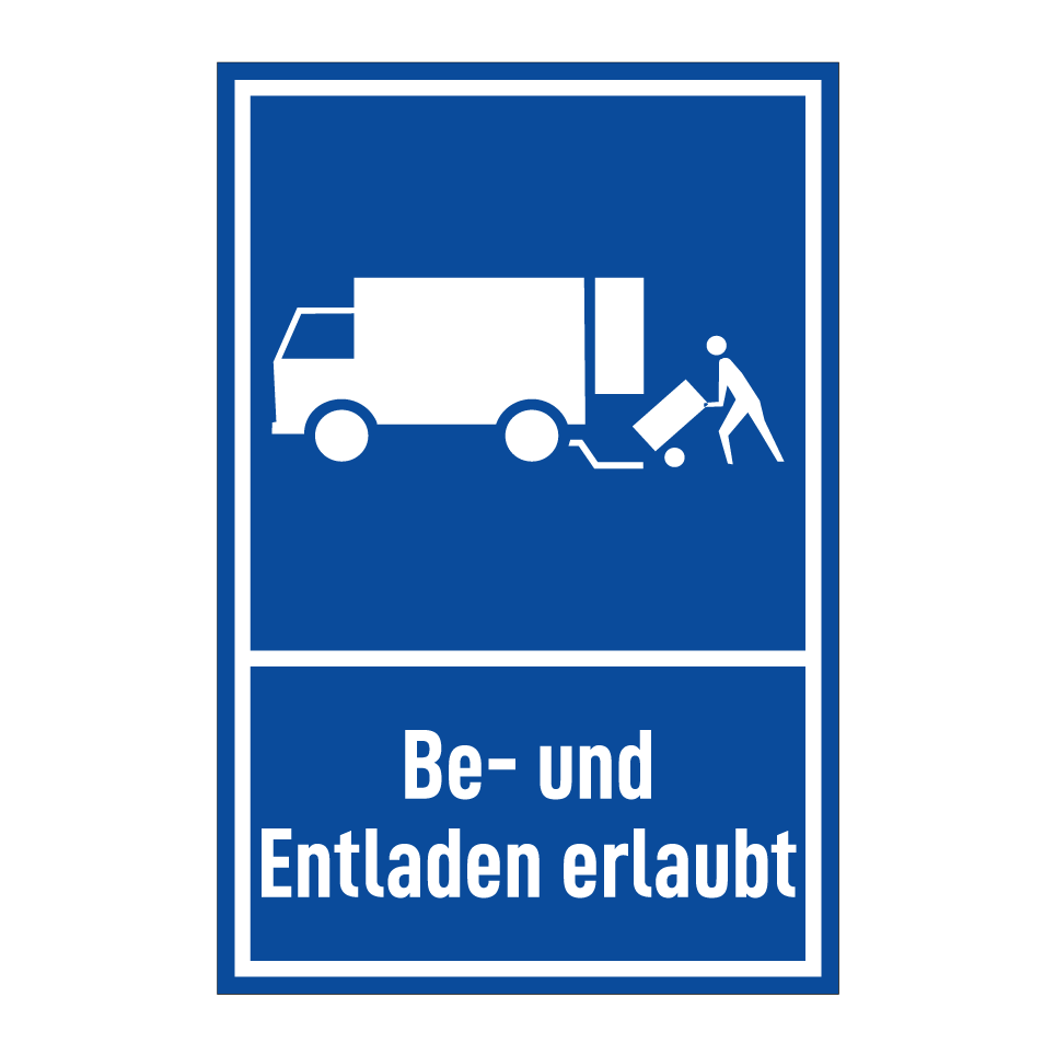 Be- und Entladen erlaubt