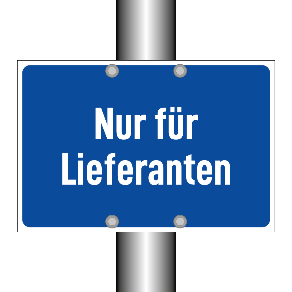 Nur für Lieferanten