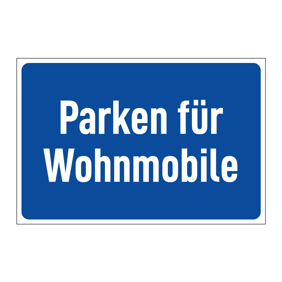 Parken für Wohnmobile