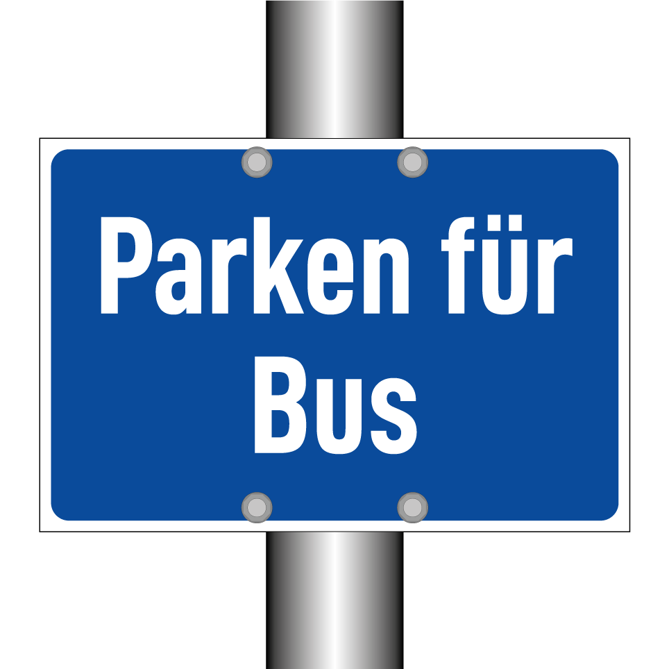 Parken für Bus
