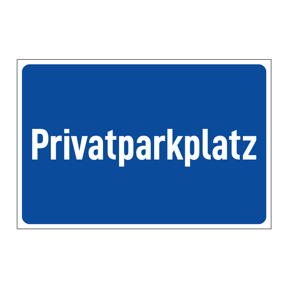Privatparkplatz