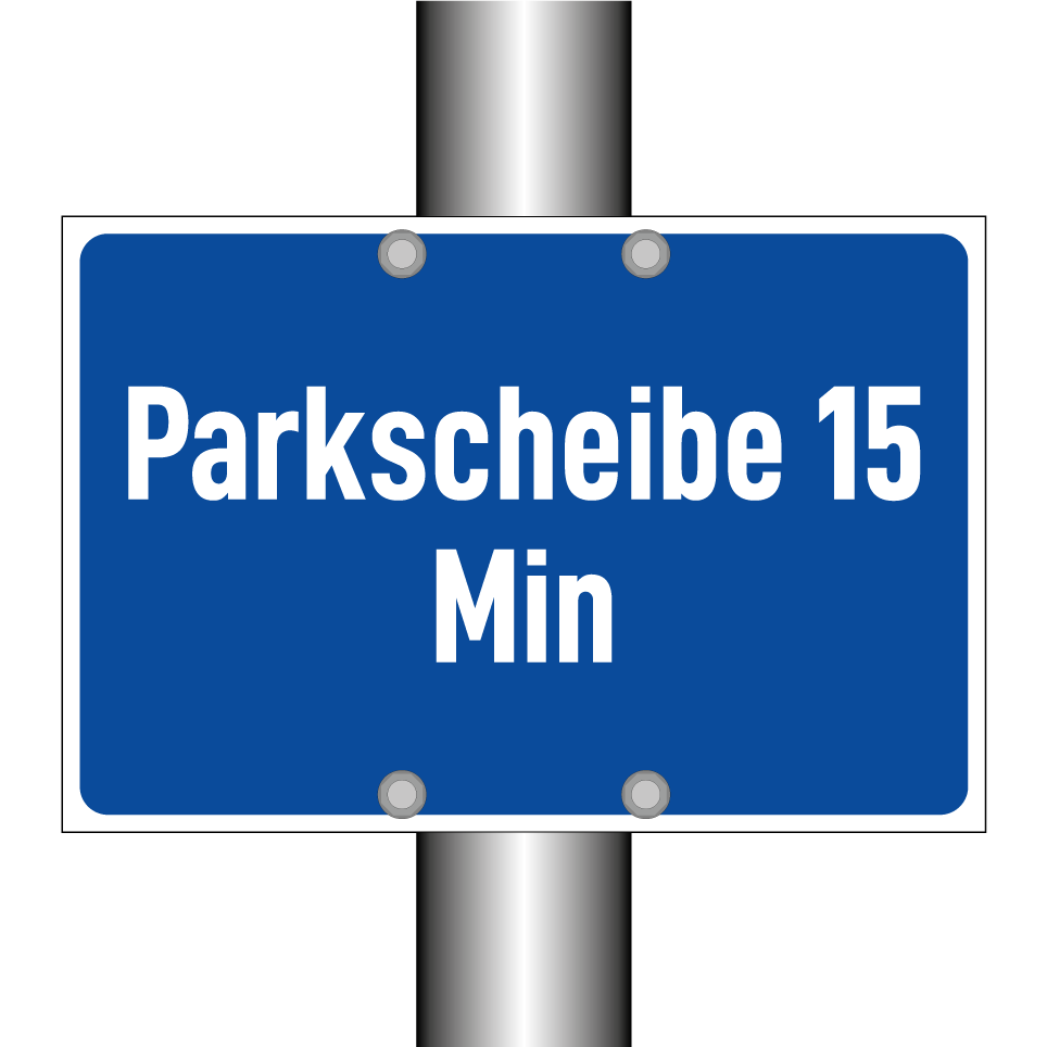 Parkscheibe 15 Min