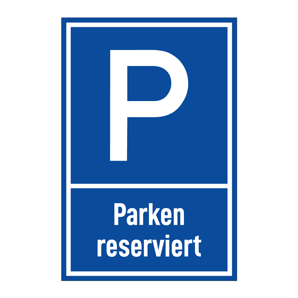 Parken reserviert
