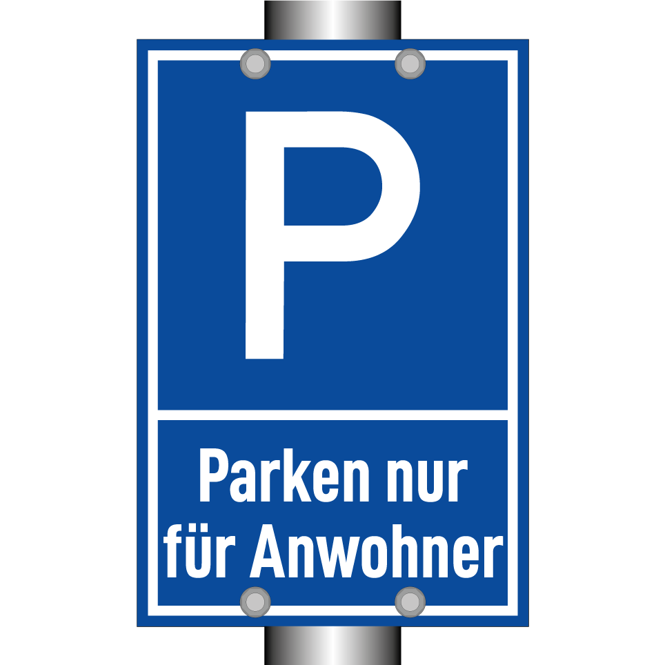 Parken nur für Anwohner
