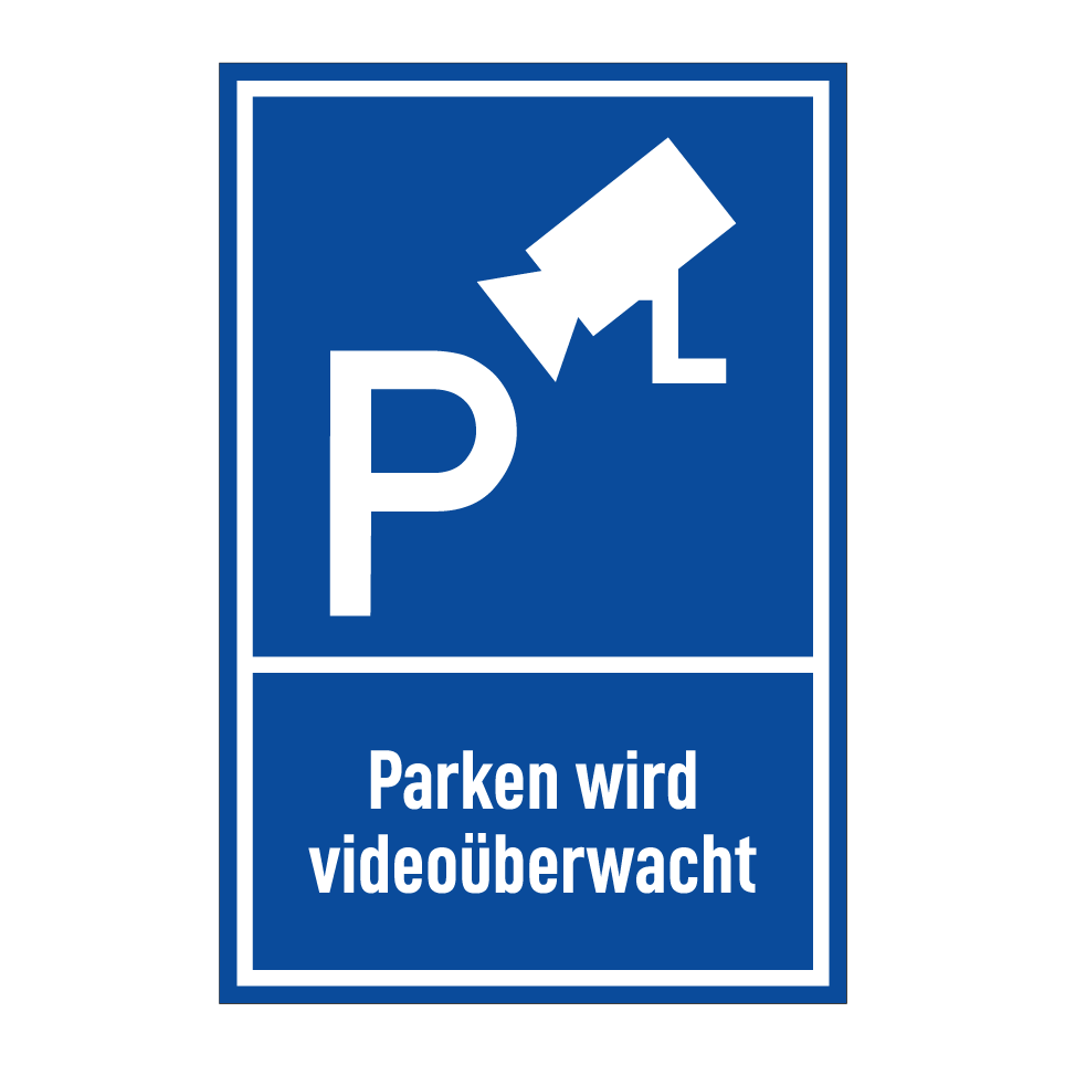 Parken wird videoüberwacht