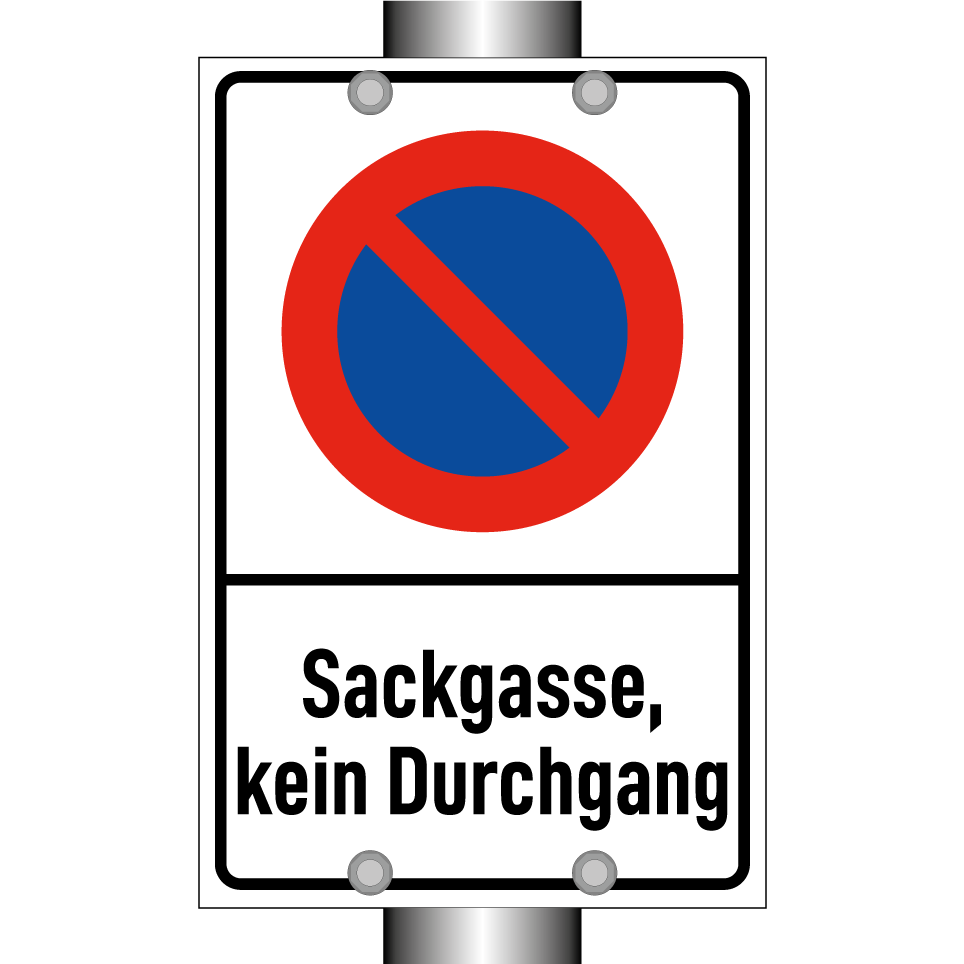 Sackgasse, kein Durchgang