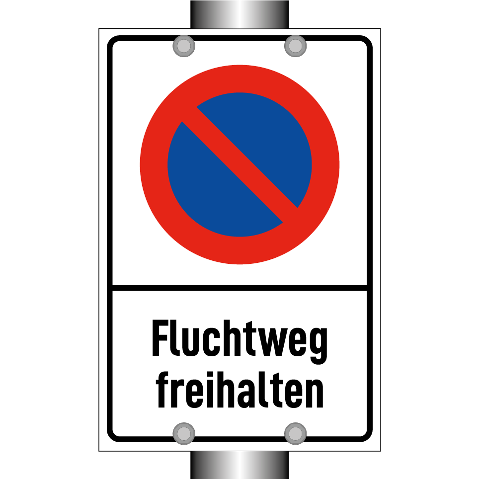 Fluchtweg freihalten