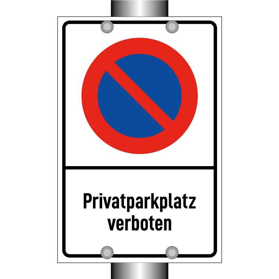 Privatparkplatz verboten