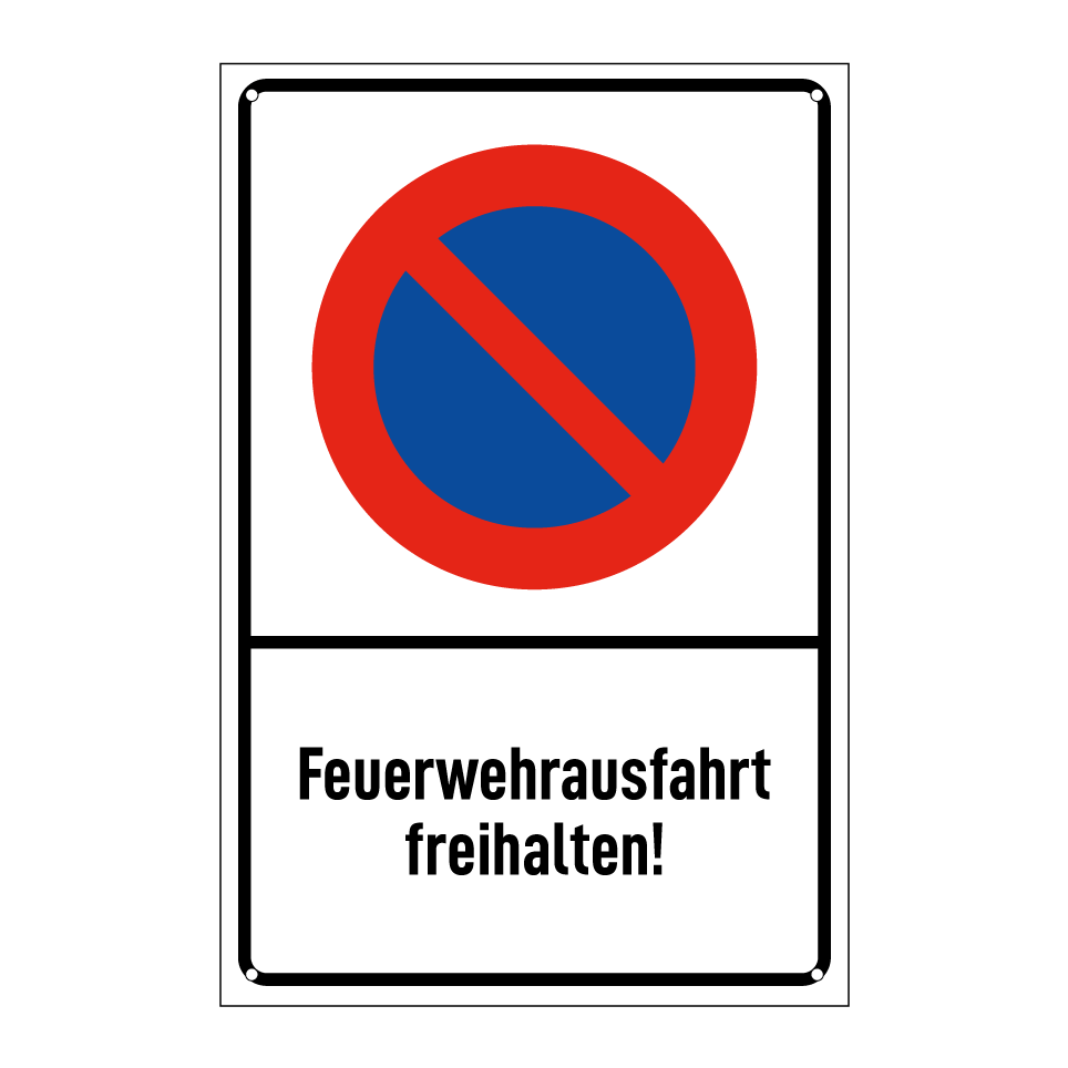 Feuerwehrausfahrt freihalten!