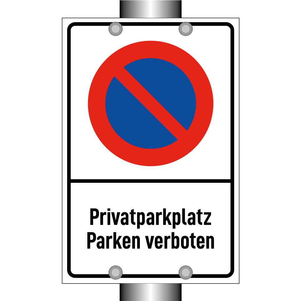 Privatparkplatz Parken verboten