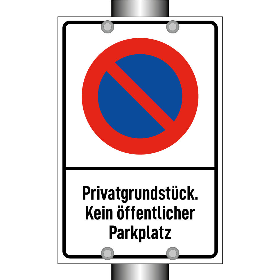Privatgrundstück. Kein öffentlicher Parkplatz