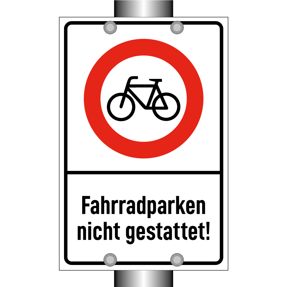 Fahrradparken nicht gestattet!