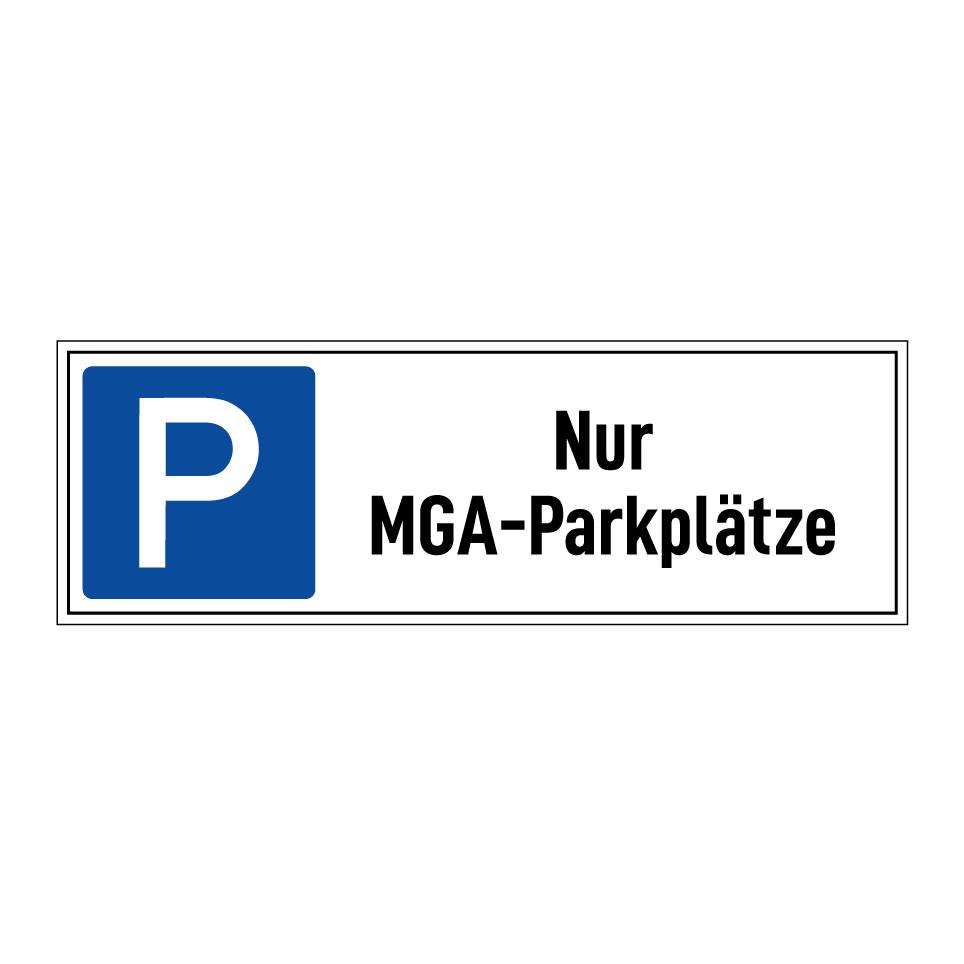 Nur MGA-Parkplätze