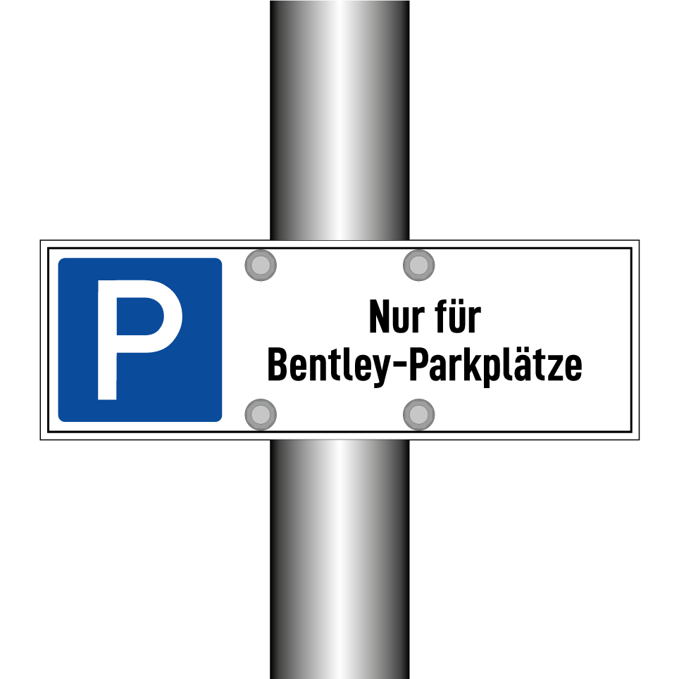 Nur für Bentley-Parkplätze