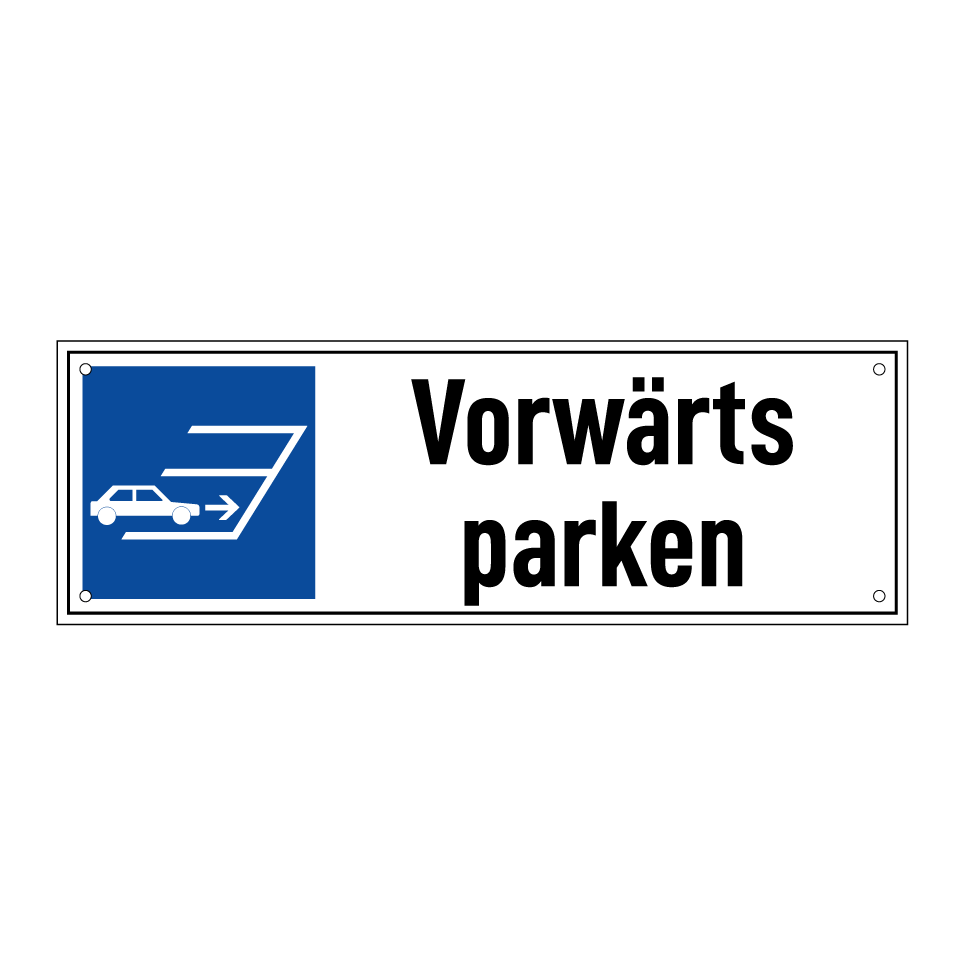Vorwärts parken