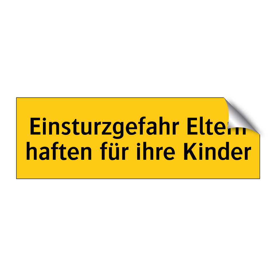Einsturzgefahr Eltern haften für ihre Kinder