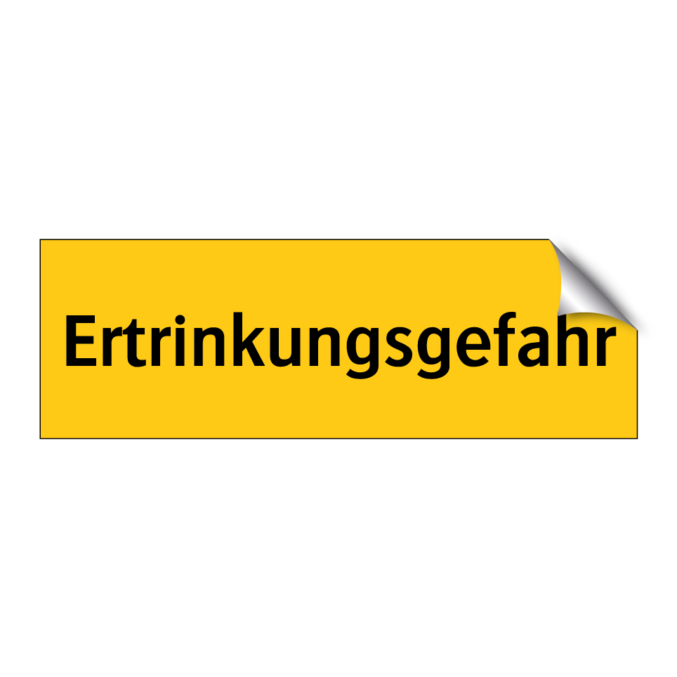 Ertrinkungsgefahr