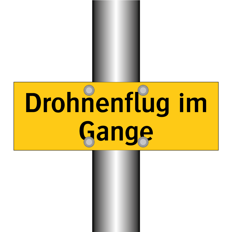 Drohnenflug im Gange
